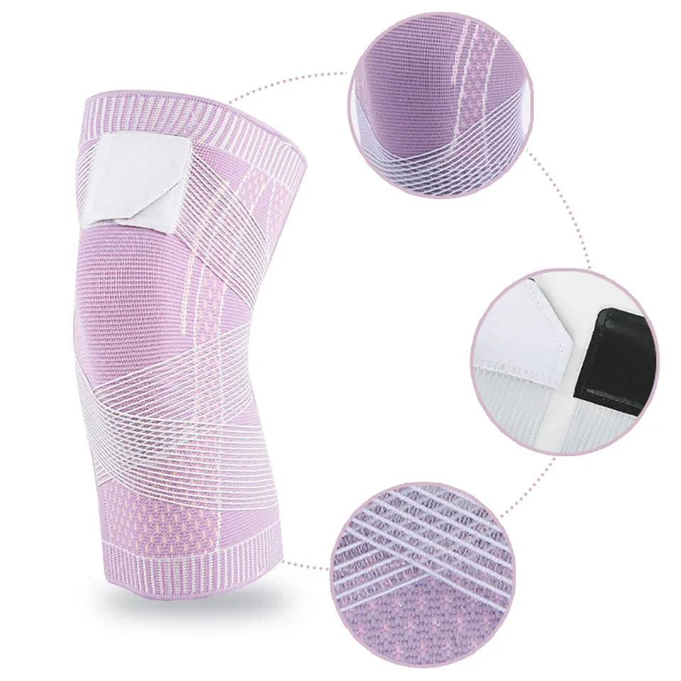 Genunchieră Elastică de Compresie 3D – 1+1 GRATIS