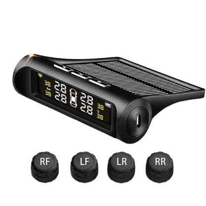 Set 4 Senzori Presiune & Temperatură Roți cu Încărcare Solară