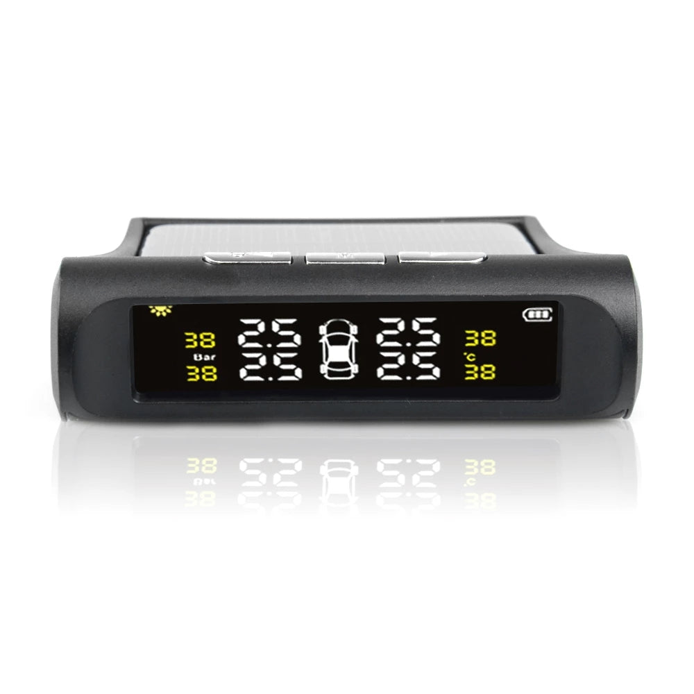 Set 4 Senzori Presiune & Temperatură Roți cu Încărcare Solară